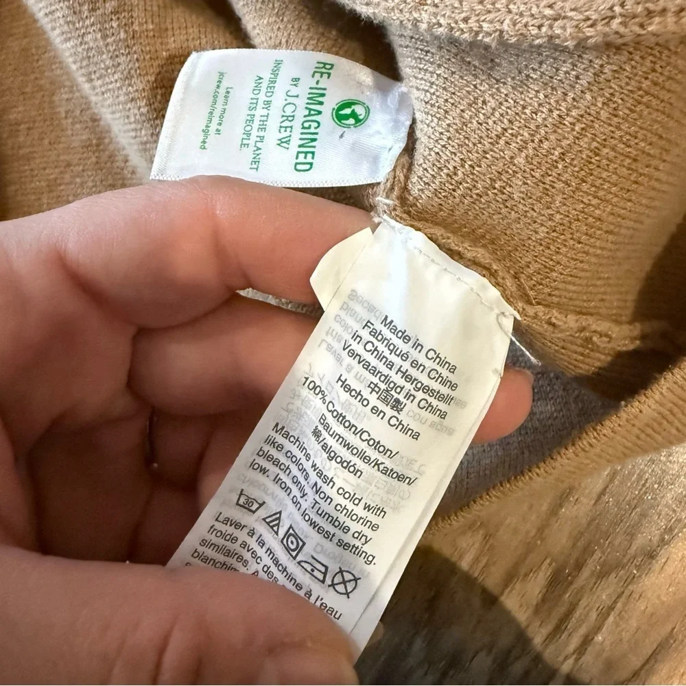 J. Crew Sweater Blazer Tan